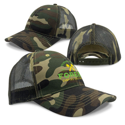 4092 Camo Trucker