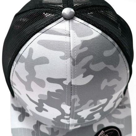 7016 Snow Camo Trucker