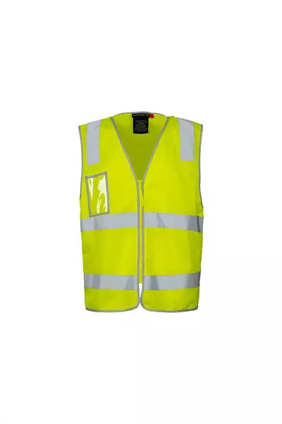 Safety Vest Yellow with zip