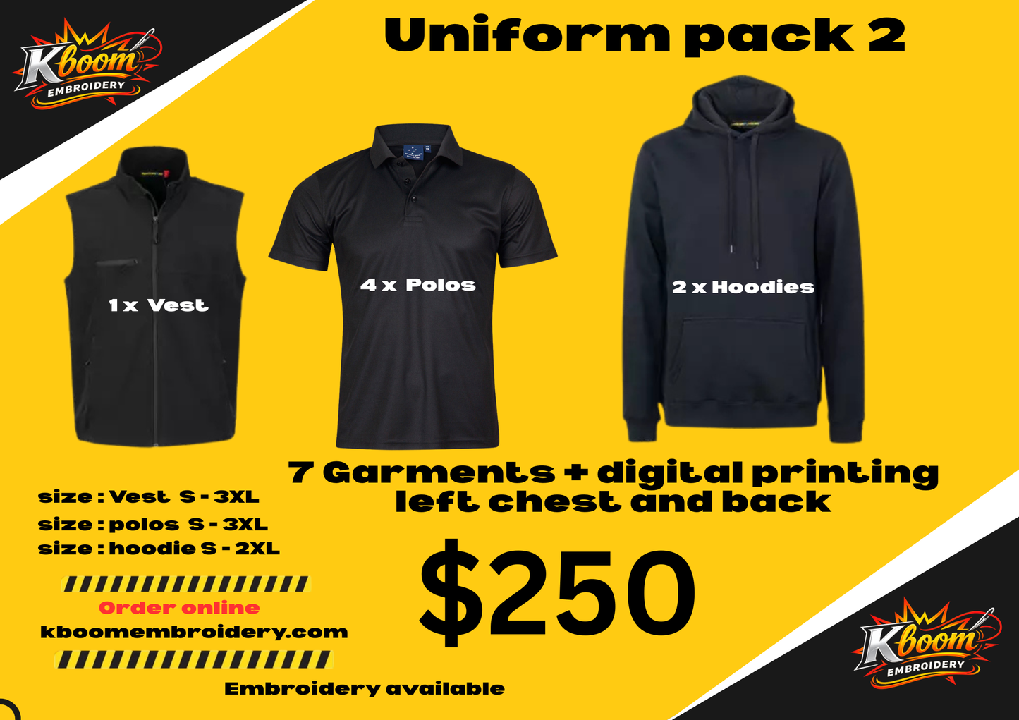Uniform pack 2
